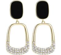 Regalos para niñas Diamante para mujeres personalizadas - Adornos de moda para pendientes Simply Whispers para orejas sensiblesBella y hábil.