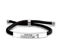 Regalos para Padres Papá Pulsera - Pulseras trenzadas para hombre mujer, pulseras ajustables hechas a mano,Regalo del Día del Padre,Papa, Dad cuero Pulsera,Para papá regalo