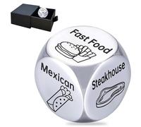 Regalos para papá de esposa, hija, hijo, dados de comida, regalo para parejas, regalo para él, ella, mujeres, hombres, regalos de cumpleaños para marido, esposa, novio, novia, ideas de regalo