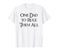 Regalos para papá para el día del Padre | One Dad to Rule Them All Funny Camiseta