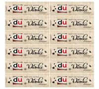 Regalos pequeños de agradecimiento 12 unidades embalaje de chocolate fieltro marrón 14x5 cm detalles para colegas profesores celebraciones