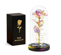 Regalos personalizados de rosas de Navidad para mujeres, regalos de Navidad, San Valentín, Día de la Madre, cumpleaños, rosas acrílicas preservadas para siempre, regalos para mamá, abuela, novia