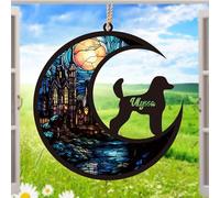 Regalos Personalizados en Memoria de un Perro,Decoración de Ventana con el Nombre del Perro,Regalo en Memoria de una Mascota,Regalo de condolencia por la pérdida de una Mascota