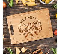 Regalos personalizados para asar a la parrilla para hombres, tabla de cortar personalizada, regalos perfectos para el día del padre, Navidad, cumpleaños para él, papá, suegro, esposo