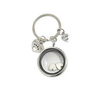 Regalos personalizados para la pérdida de mascotas, collar con medallón de forma redonda para sujetar la memoria del del perro y del gato, colgante tradicional de aleación de zinc para de