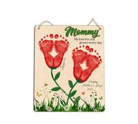 Regalos personalizados para mamá, primer día de la madre, huellas de bebé, recuerdo del día de la madre para el día de la madre, recuerdo del día de la madre para mamá, My Love for You Grows Every Day