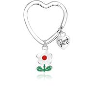 Regalos Profesoras Llaveros, Regalo Profesora Infantil, Profesor Graduado Regalos, Cumpleaños Profesor Regalos, Aniversario Profesor Regalo, Gracias por Ayudarme a Hacer Crecer Mis Dones (Blanco)