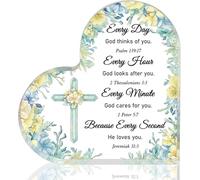 Regalos religiosos cristianos de Dios Madre para mujeres, regalo de bautizo para niña, cumpleaños cristiano, acrílico, motivacional, decoración de escritorio, regalos bíblicos para amigos, mamá