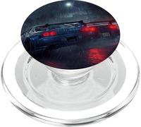 Regalos Retro JDM Drift Race Tuning Cars Racing At Rainy Night PopSockets PopGrip para MagSafe