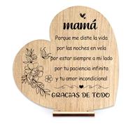Regalos San Valentin Regalo Mama Originales Para Mujer Regalo Cumpleaños Mujer Regalos Aniversario Bautizo Jubilacion Regalo Para Mamá Suegra Madrastra De Hija Hijo Nuera Madera Dia De La Madre