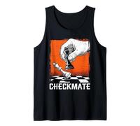 Regalos Vintage gráficos de Jaque Mate para Amantes del ajedrez Camiseta sin Mangas