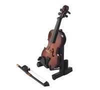 Regalos Violín Instrumento Musical Réplica En Miniatura Con Estuche Violín Y Arco 8x3cm