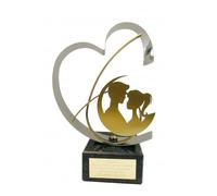 RegalosDeBodaOnline Regalo Novia, Novio, Mujer, Marido para Pareja Cumpleaños o Aniversario Boda Personalizado con dedicatoria grabada