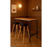 RegalosMiguel Mesa Biro Alta Rectangular - Marrón