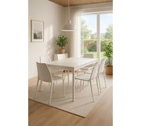 Regalos Miguel - Mesas Comedor - Mesa Dino Extensible 120-180 cm - Blanco