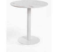 RegalosMiguel Mesa Firro Redonda 70cm Blanca - Blanco