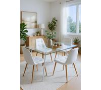 RegalosMiguel Mesa Lanye 120x80 cm - Blanco