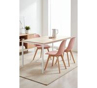 RegalosMiguel Mesa Rectangular Dino 120x75 cm - Madera Natural