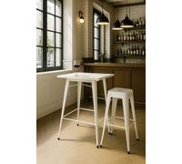 RegalosMiguel Mesa Torix Alta Cuadrada 60 cm - Blanco