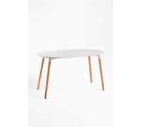 Regalos Miguel - Estilo Nórdico - Mesa Tower Ovalada - Blanco