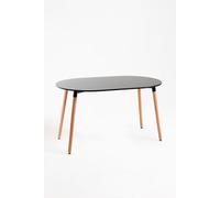 Regalos Miguel - Estilo Nórdico - Mesa Tower Ovalada - Negro