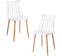 RegalosMiguel Pack 2 Sillas Bik - Blanco