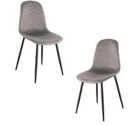 RegalosMiguel Pack 2 Sillas Boide - Gris