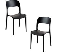 Regalos Miguel - Packs Sillas Jardín - Pack 2 Sillas Inis - Negro