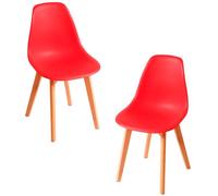 RegalosMiguel Pack 2 Sillas Kelen - Rojo