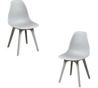 RegalosMiguel Pack 2 Sillas Kelen Suprym - Gris claro