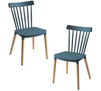 RegalosMiguel Pack 2 Sillas Leka - Verde azulado