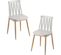 RegalosMiguel Pack 2 Sillas Tilba - Gris claro