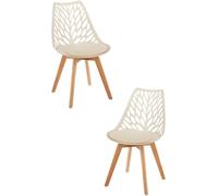 RegalosMiguel Pack 2 Sillas Viva - Beige