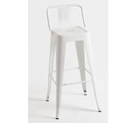 RegalosMiguel Pack 2 Taburetes Torix Respaldo 100 cm - Blanco