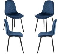 RegalosMiguel Pack 4 Sillas Boide - Azul