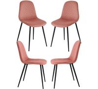 RegalosMiguel Pack 4 Sillas Boide - Rosa