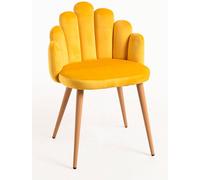 RegalosMiguel Pack 4 Sillas Hand Terciopelo - Amarillo