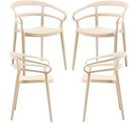 RegalosMiguel Pack 4 Sillas Kope - Beige