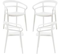 RegalosMiguel Pack 4 Sillas Kope - Blanco