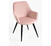 RegalosMiguel Pack 4 Sillas Kres Terciopelo - Rosa