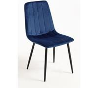 RegalosMiguel Pack 4 Sillas Liny Terciopelo - Azul