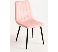 RegalosMiguel Pack 4 Sillas Liny Terciopelo - Rosa