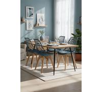 RegalosMiguel Pack 4 Sillas Mima - Azul Petróleo