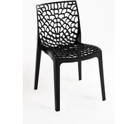 RegalosMiguel Pack 4 Sillas Root - Negro