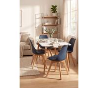 RegalosMiguel Pack 4 Sillas Synk Basic - Azul oscuro