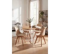 RegalosMiguel Pack 4 Sillas Synk Basic - Beige Tapioca