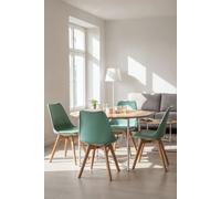 RegalosMiguel Pack 4 Sillas Synk Basic - Celadón