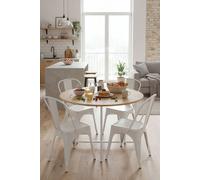 RegalosMiguel Pack 4 Sillas Torix - Blanco