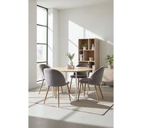 RegalosMiguel Pack 4 Sillas Vint Terciopelo - Gris