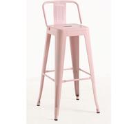 RegalosMiguel Pack 4 Taburetes Torix Respaldo - Rosa Algodón de Azúcar